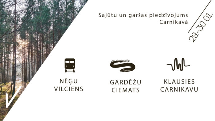 Nēģu vilciens – sajūtu un garšas ceļojums Carnikavā