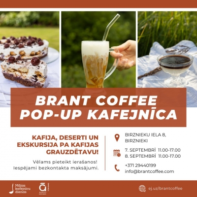 Brant Coffee, mājas kafejnīcu dienas