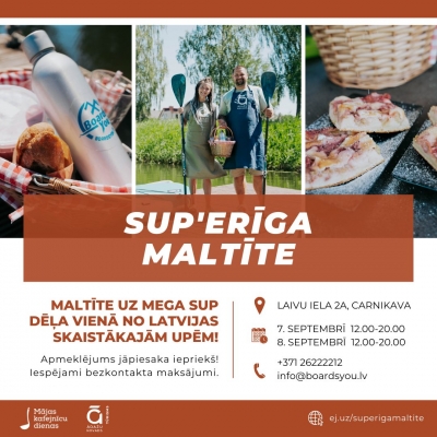 SUPerīga maltīte, mājas kafejnīcu dienas