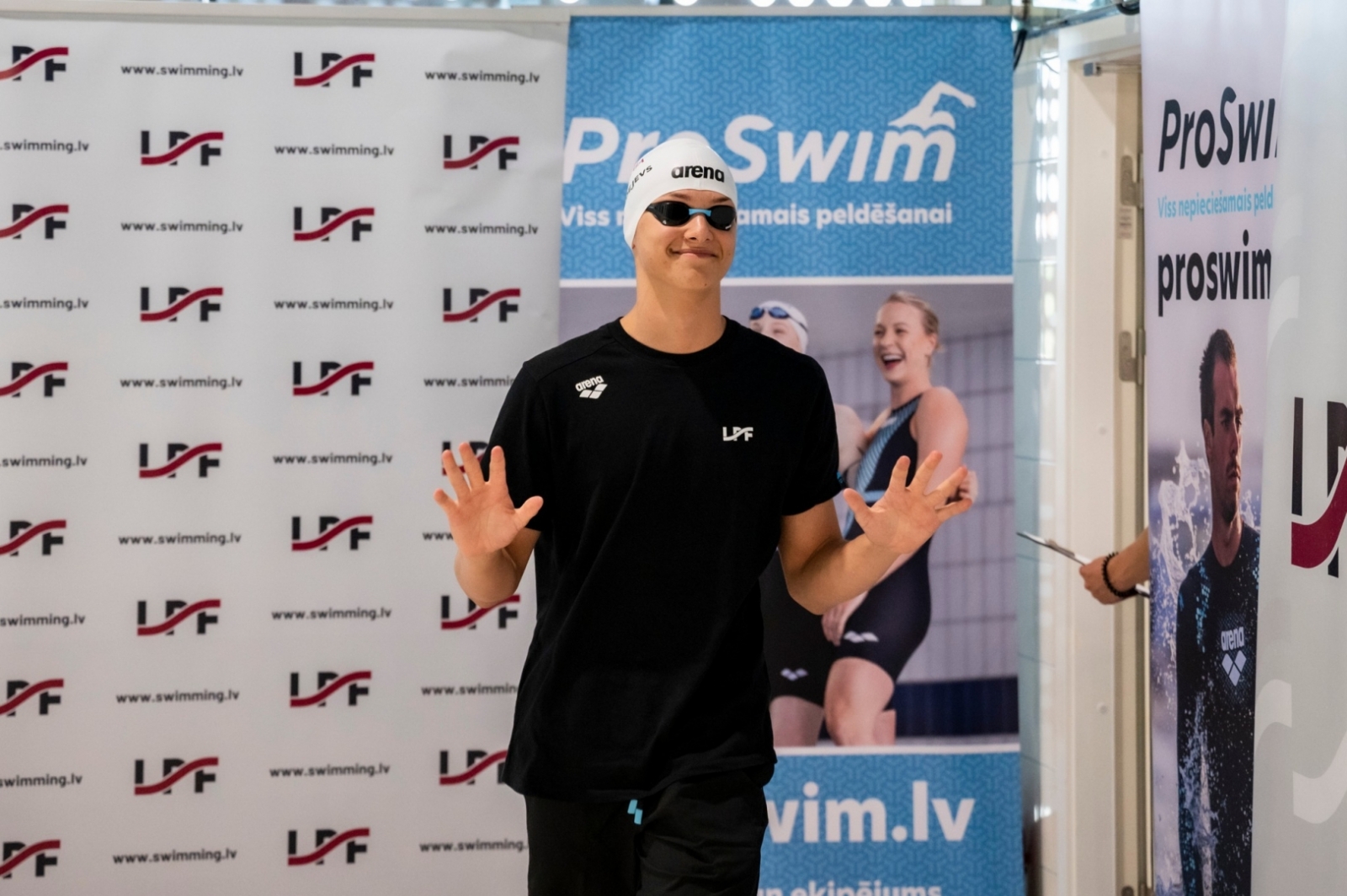 Andrejs Gordejevs, peldēšana, pirms starta